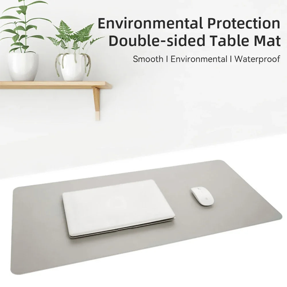 PU Leather Desk Mat | Large Waterproof Study Desk Pad
