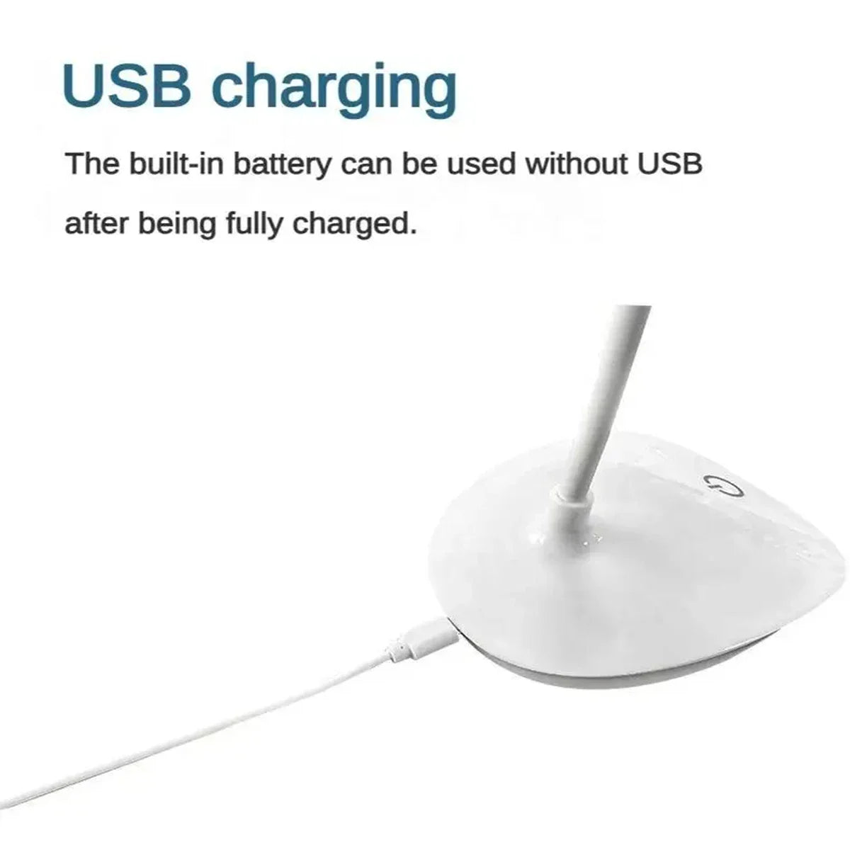 LED Desk Lamp | Eye-Care Study Light with USB Charger