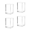 Acrylic Pen Holder Set | Clear Desk Stationery Organizer