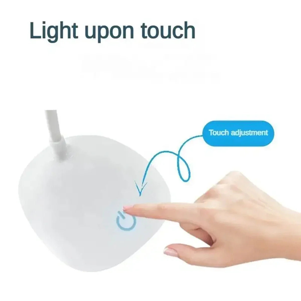 LED Desk Lamp | Eye-Care Study Light with USB Charger